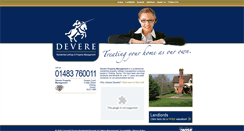 Desktop Screenshot of devereproperty.co.uk